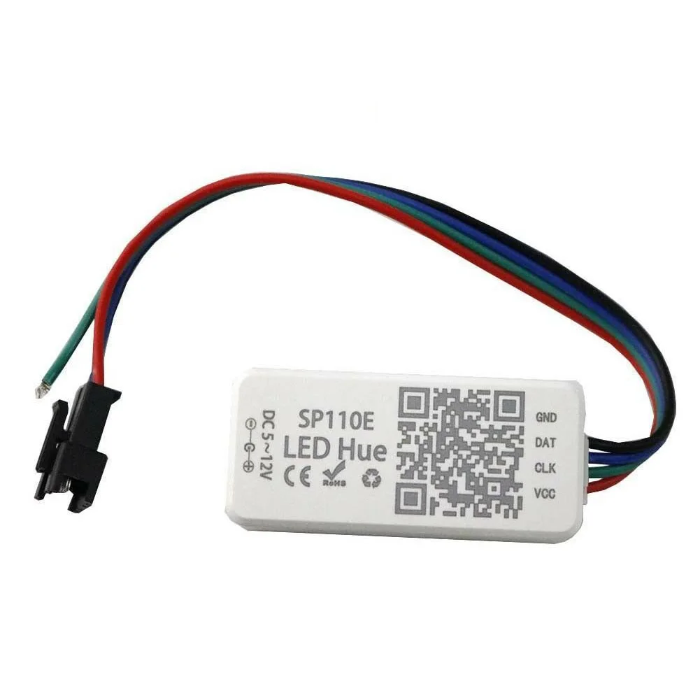 

Bluetooth Remote Control Activated LED Controller Full Color High Compatibility Audio Strip Light DIY For WS2811 WS2812B SK6812