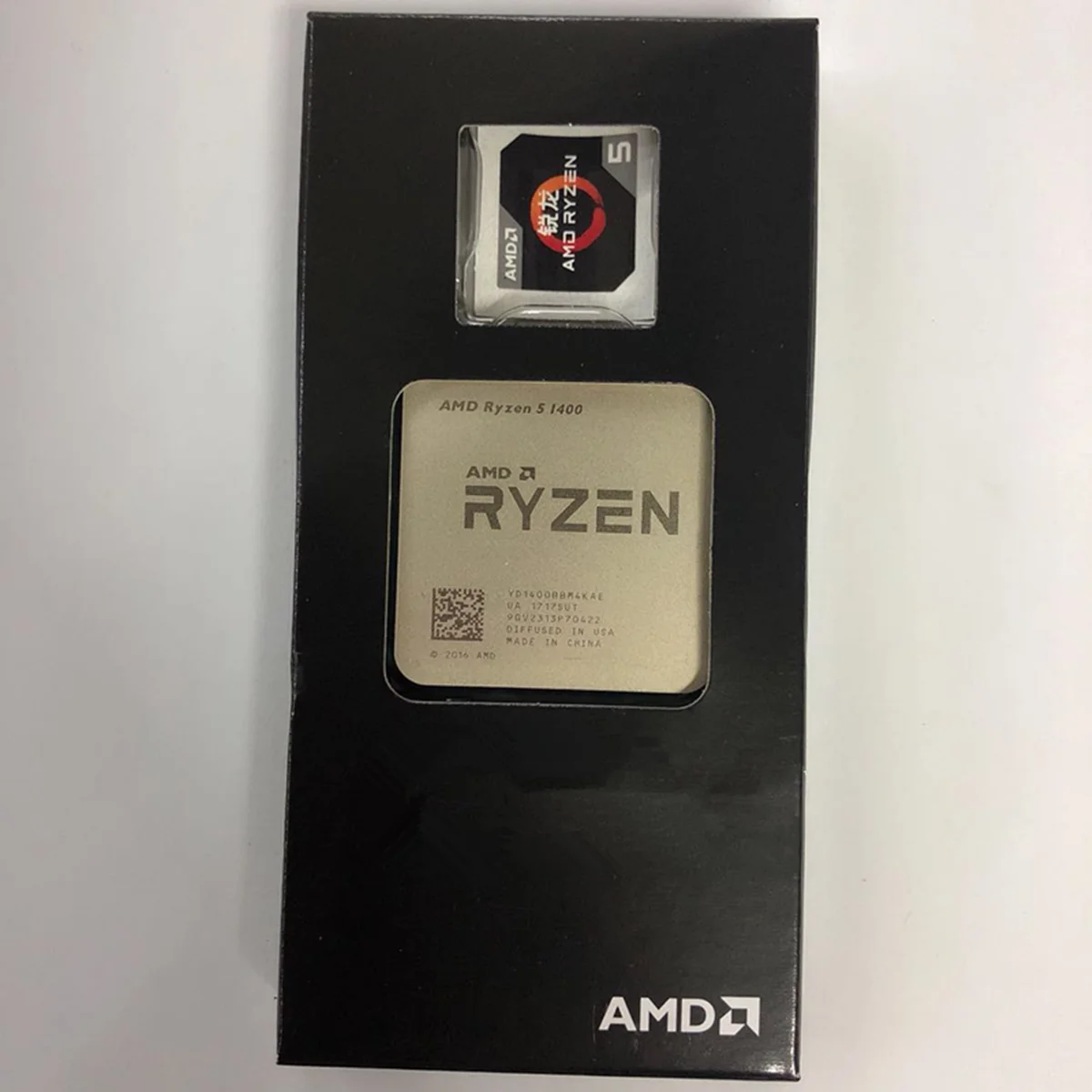 Процессор AMD Ryzen 5 1400 R5 1400 3,2 ГГц, четырехъядерный процессор YD1400BBM4KAE Prise AM4