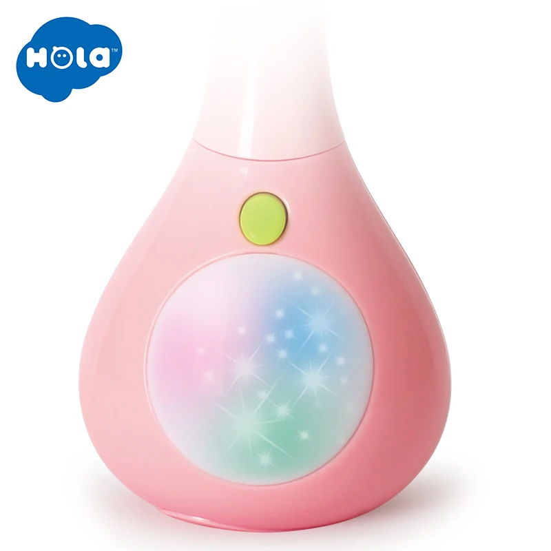 HOLA TOYS 3134, мини-погремушка с музыкой/светильник, животные, колокольчики, плюшевые игрушки и детские игрушки для прорезывания зубов, подарки для детей