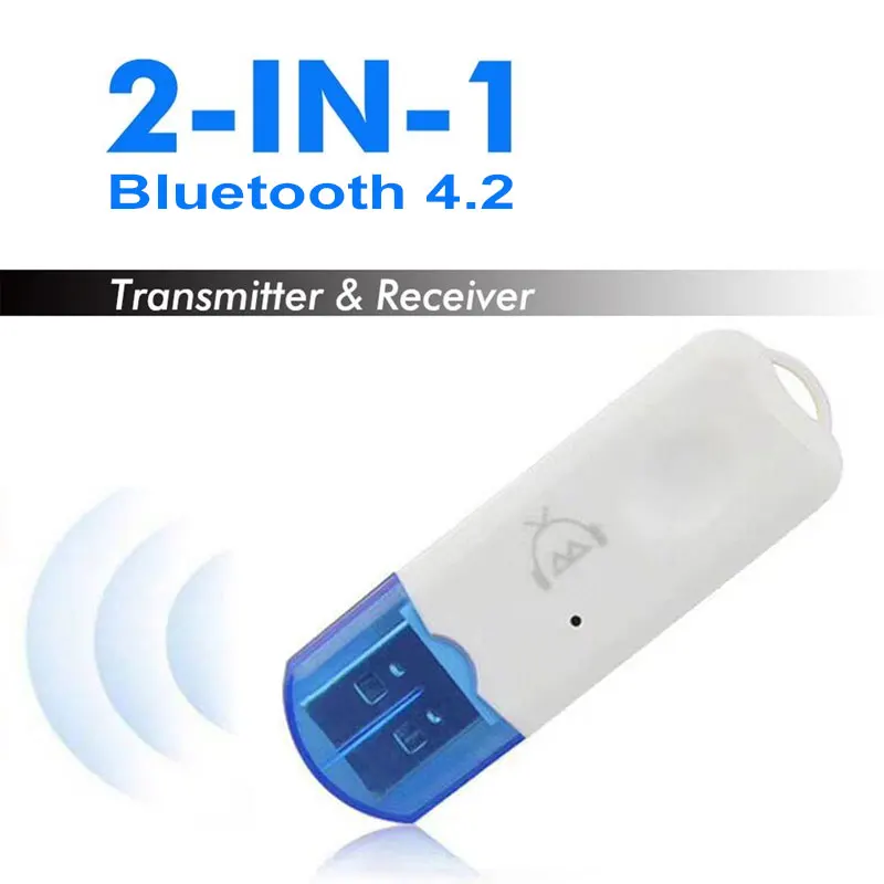 USB Bluetooth адаптер автомобильный Bluetooth приемник Универсальный беспроводной Bluetooth приемник AUX аудио 2 в 1 двойной выход прочный