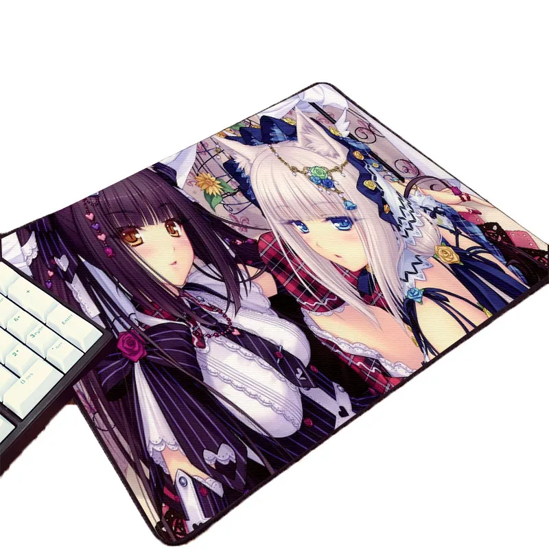 ACG анимационная игра милые девушки Chocola Nekopara коврик для мыши горячие аниме игры узор так мило аниме девушки кошка ПК Настольный коврик