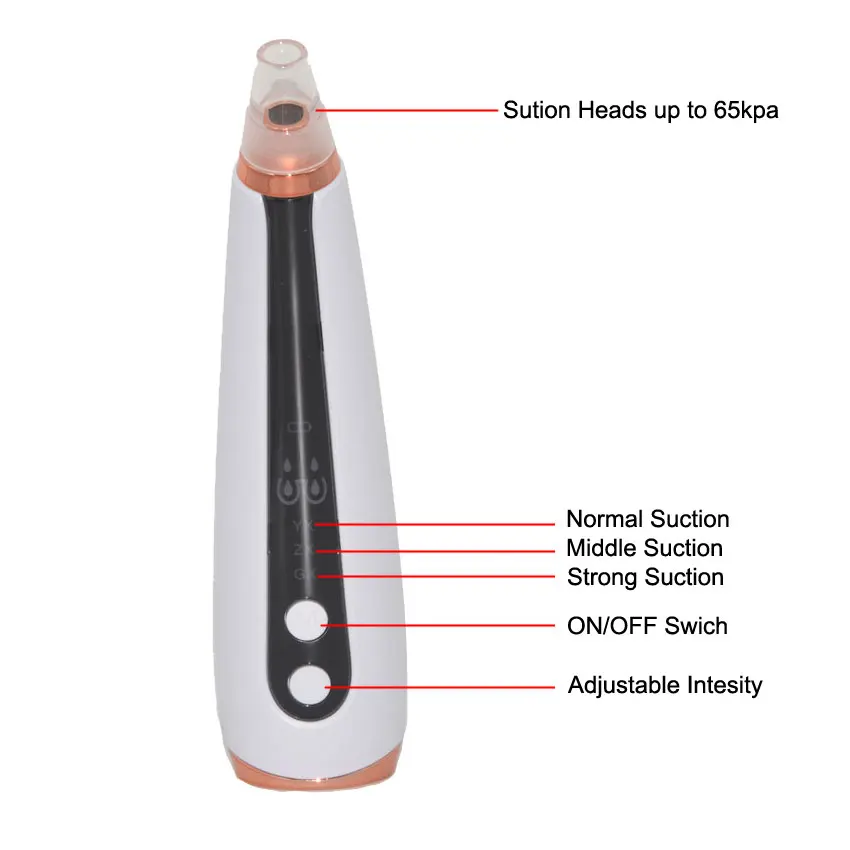 Средство для удаления черных точек Очищение лица глубокие поры, акне Удаление прыщей вакуумное всасывание алмазный инструмент для красоты спа для лица Уход за кожей