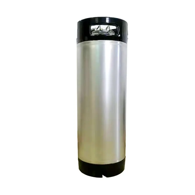 

Keg Beer 19L Premium Stainless Steel Homebrew Growler Mini Growler Leak Proof Top Lid Beer Barrel Home Brewing Making Bar Tool