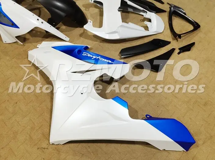 Инжектор ABS мотоцикл обтекатели комплект подходит для Triumph Daytona 675R 675 2006 2007 2008 06 07 08 холодный синий белый матовый