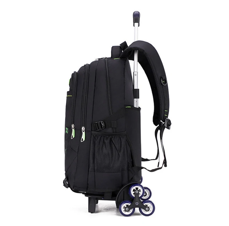 Новые съемные детские школьные сумки, водонепроницаемый рюкзак на колесиках для мальчиков, Детская сумка на колесиках 2/6/, сумка для книг, дорожная сумка для багажа, Mochila
