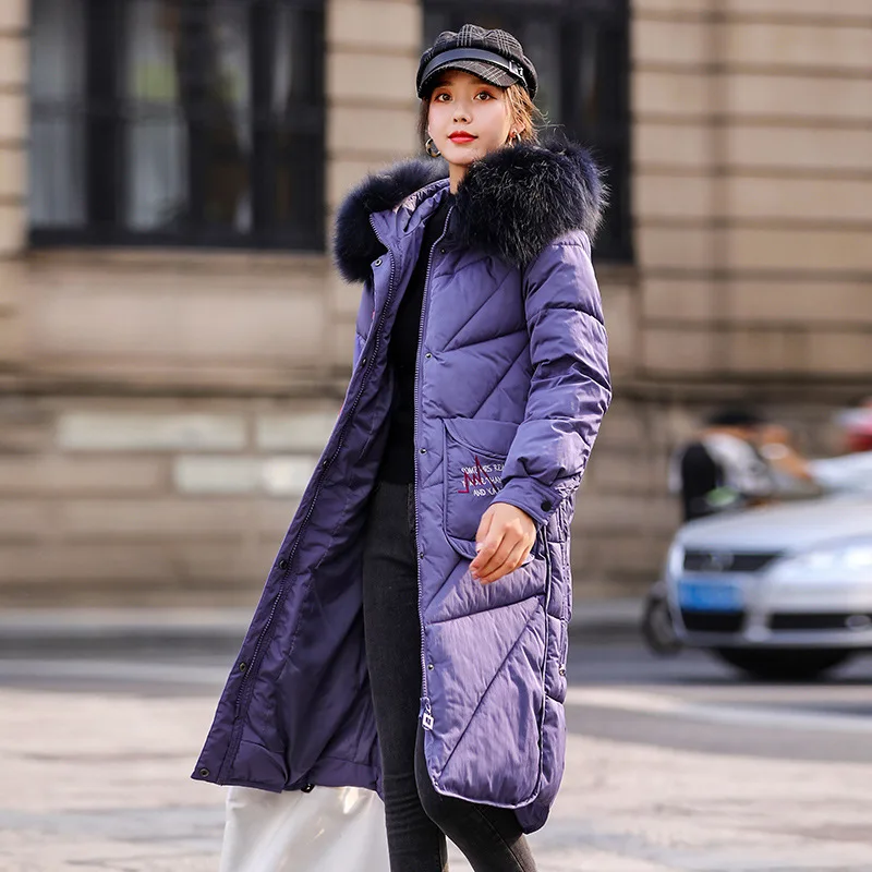 

2019 Winter New Style down Jacket Cotton-padded Clothes Plus-sized Loose-Fit 200 Large GIRL'S Large Size Dress Cotton-padded Jac
