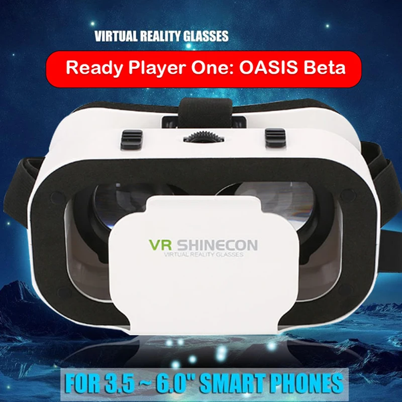 VR Очки виртуальной реальности поддержка 1080P Мини 3D очки для дома Privatetheater 4,7-6,0 дюймов смартфон VR чехол Подарочная игра