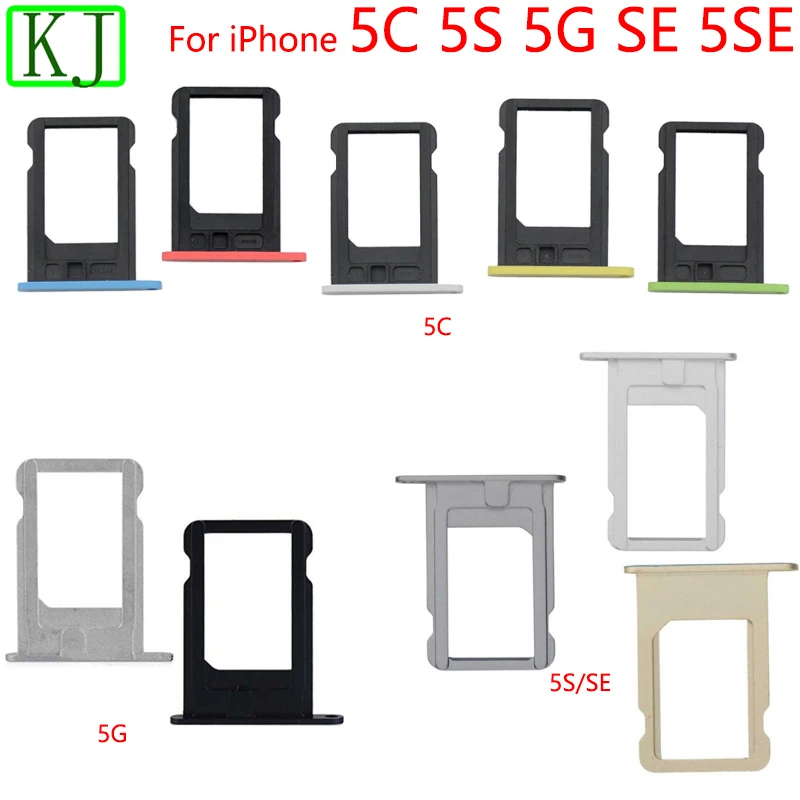 Для iphone 5 5C 5S 5G SE держатель для карт SIM адаптер гнездо для 5 s c 5se Micro Nano SIM держатель для карт Слот для лотка