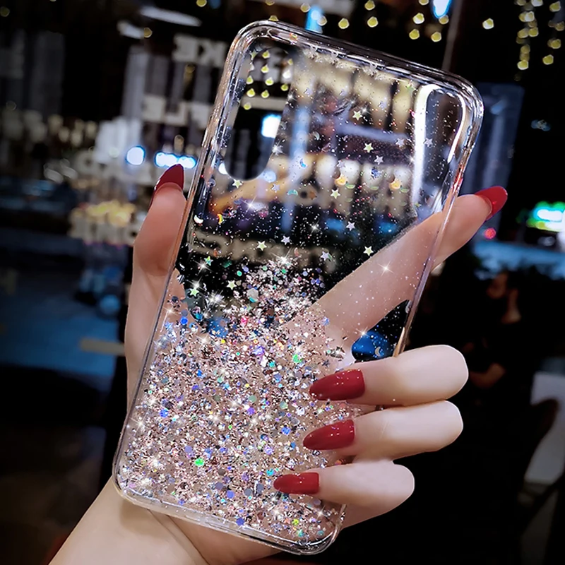 Мягкий блестящий чехол для телефона Samsung Galaxy A51 A71 A41 A31 A21 A21S A01 A91 A81 A10 A10S A20 A20S A30 A30S A50