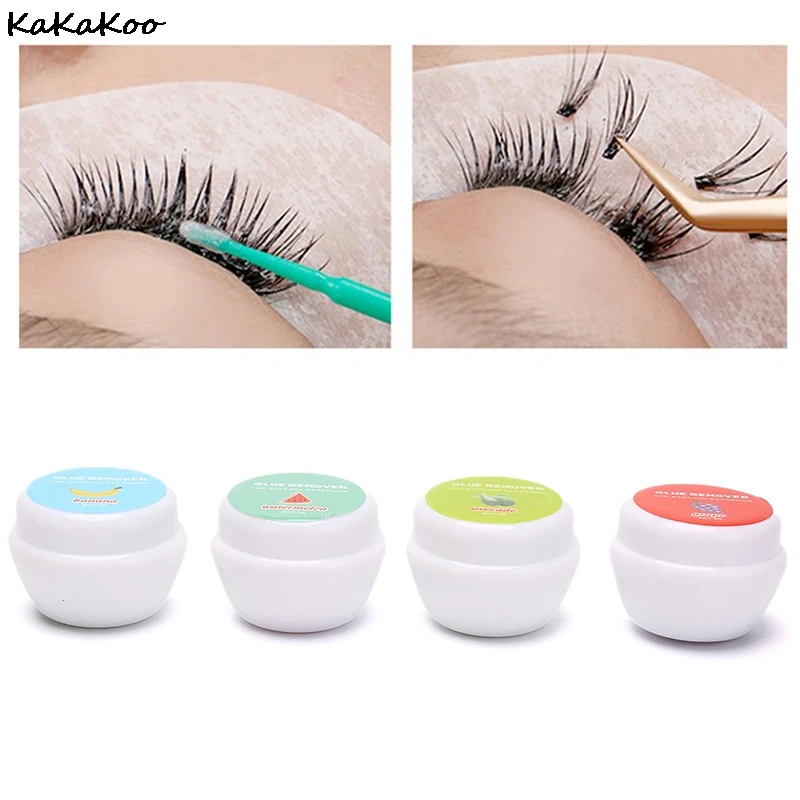 

New 5g Fruit Flavour Eyelash Extension Glue Remover Cream For Lashes Remover
