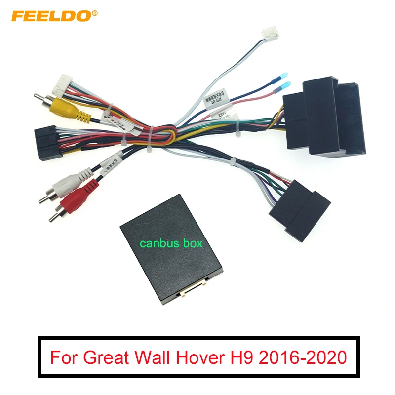 Автомобильный 16-контактный провод проводки FEELDO с can-шиной для Great Wall Hover H9