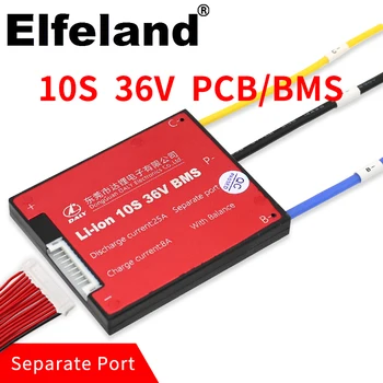 

bms pcb series 10 continuous board 50a peak 50a for lithium ion lithium polymer battery with balance function
