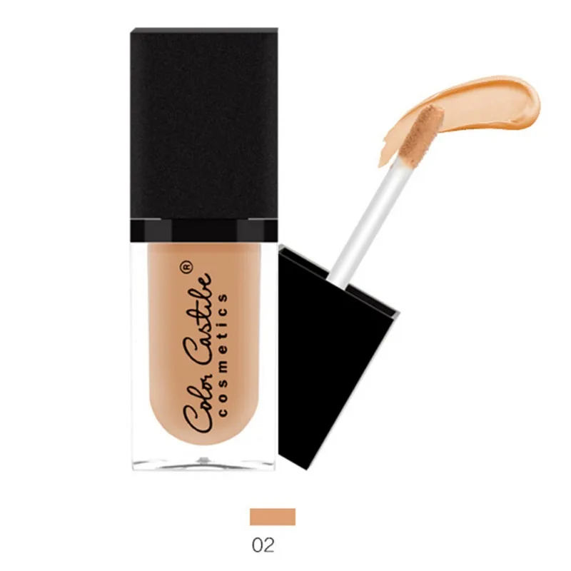 2 6 Colors New Lasting Waterproof Liquid Concealer Face Foundation Cream Makeup Concealer Cover Blemishes Eve Skin Color - Цвет: 2