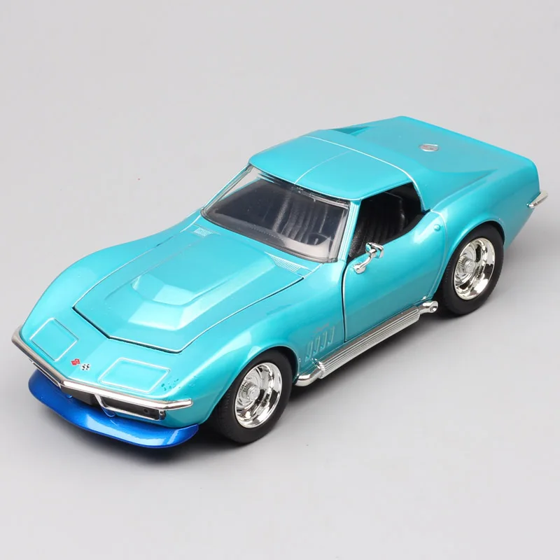 Jada 1/24 масштаб классика 1969 Chevrolet Corvette Stingray ZL1 chevy vette металлические Литые и игрушечные автомобили модели автомобилей коллекции