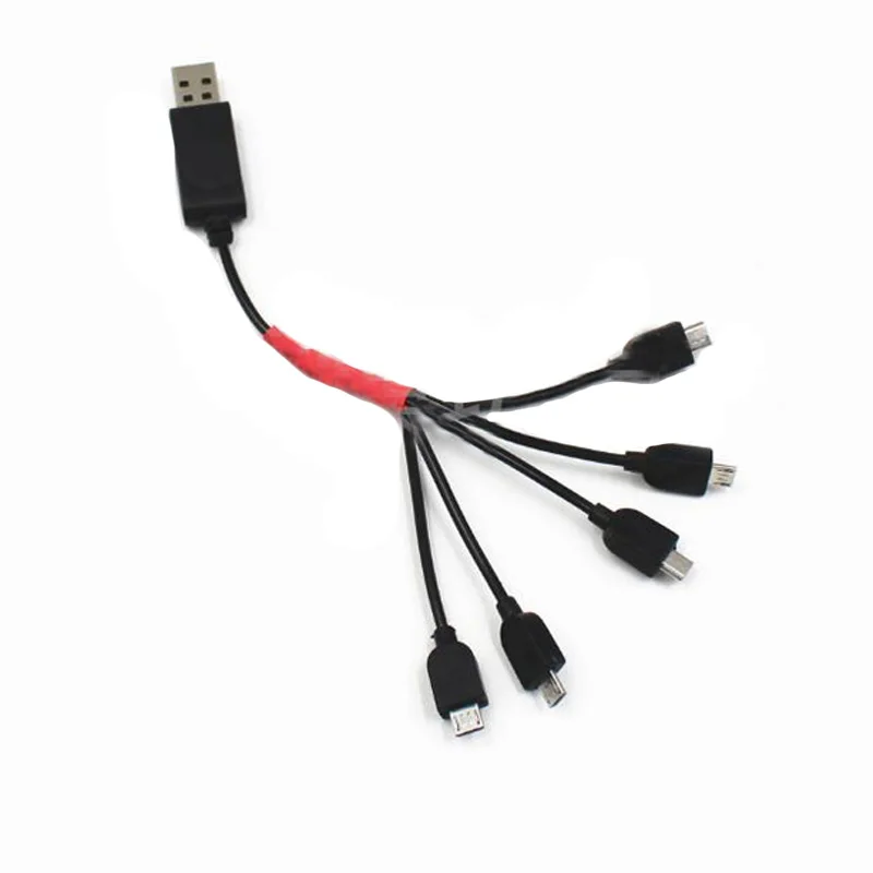 VISUO XS809 XS809W XS809HW 3 7 В 600 мАч Quadcopter Model Airplane Lipo аккумулятор USB многозарядный кабель для