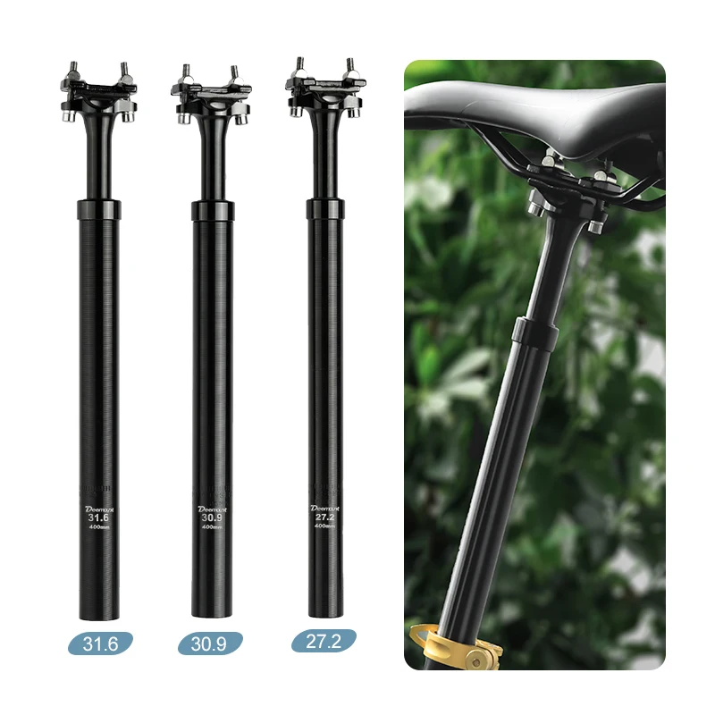 Deemount 50mm Travel Bike Seatpost Shock Aborber Stainless Steel Alloy