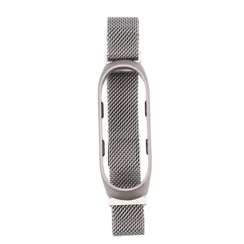 

Smart Watch Strap Metal Stainless Steel Strap for Xiaomi Mi Band 4 Wrist Strap for Xiaomi Miband 3 4 Bracelet for Mi Band 4 Silv