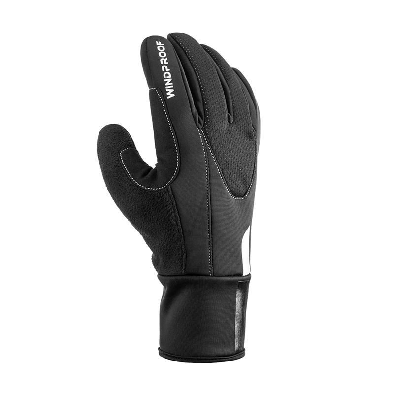 1 пара велосипедных перчаток противоскользящие ветрозащитные теплые велосипедные перчатки MTB дорожный велосипед полный палец перчатки для зимних видов спорта на открытом воздухе