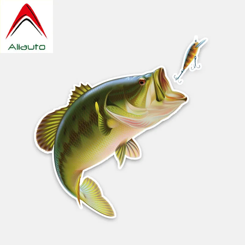 Aliauto Funny Cartoon Car Sticker Big Fish Eats Small Fish Accessories