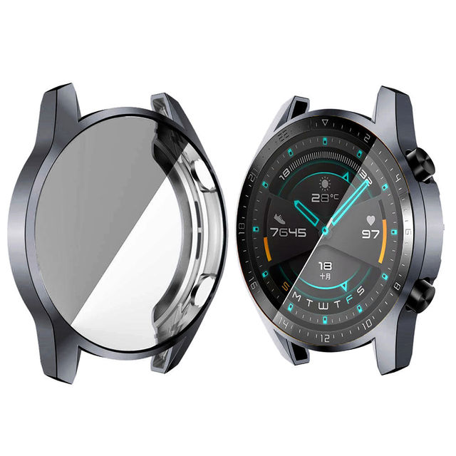 cover Case for HUAWEI watch GT 2 46mm strap band soft Plated All-Around Screen Protector bumper huawei Watch 2 pro/GT2 46 mm