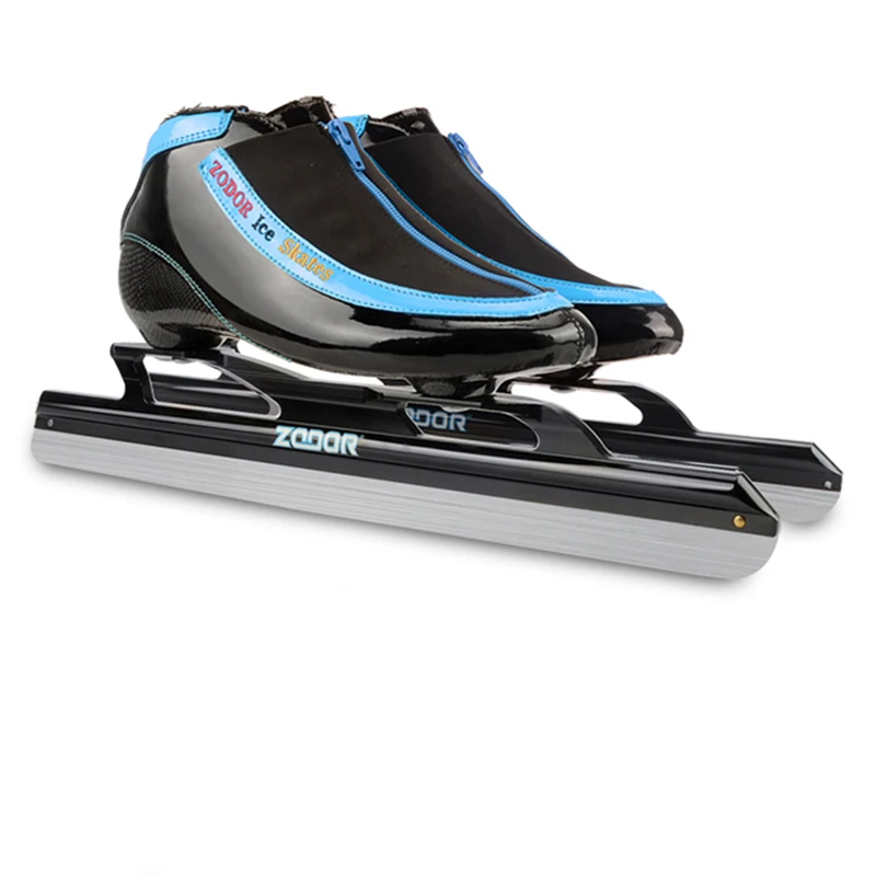 New Arrival 6layers Carbon Fiber Professional Zodor Fixed Ice Skates Shoes Boot 6264 430mm
