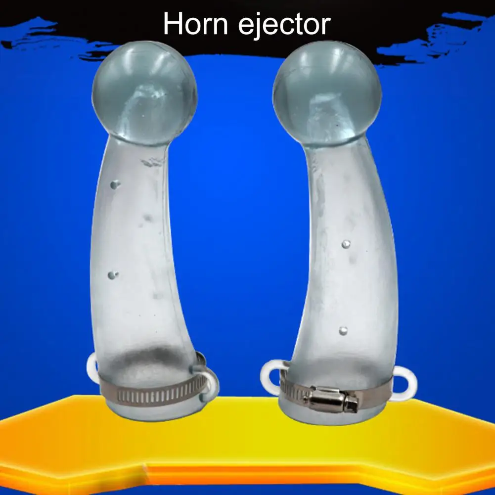 Cow Horn Protector 1 Set with Flexible Clamps Anti-fighting Silicone Calf Prevent Collision Tool Livestock Supplies