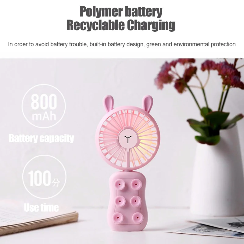 Мини USB игровой вентилятор присоска телефон кронштейн для охлаждения с ночным светом usb зарядка Складной вентилятор GT66