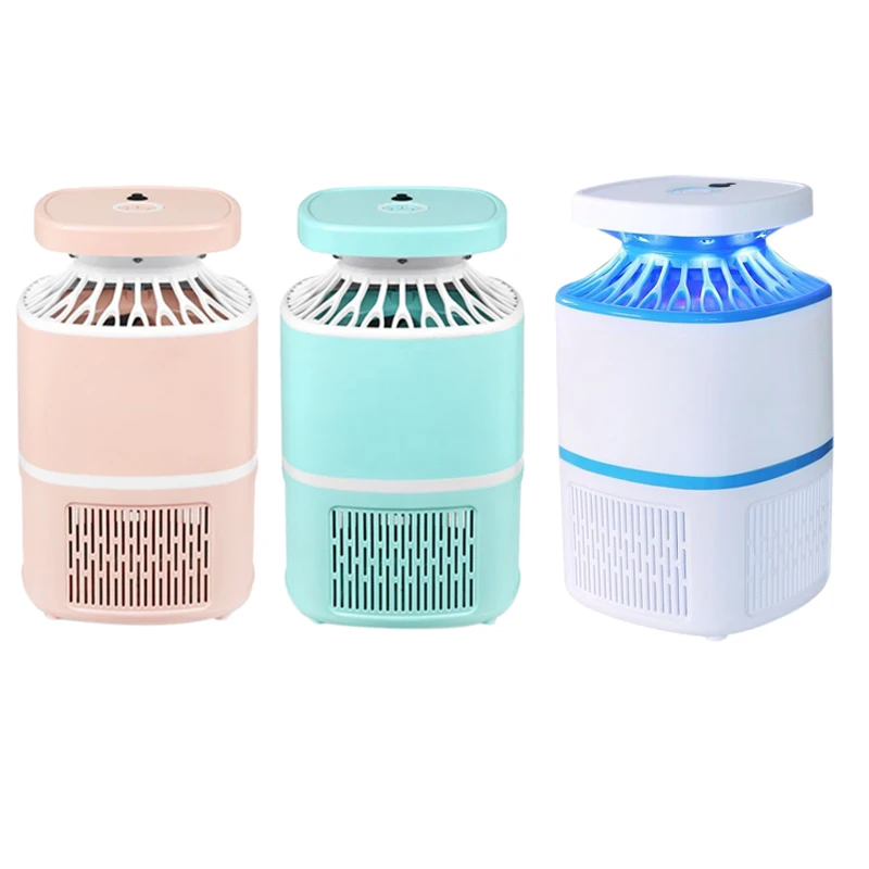 Mosquito Killer Usb Электрический комаров Killer лампа Фотокатализ Mute домашняя светодиодная ловушка для насекомых Zapper ловушка без излучения
