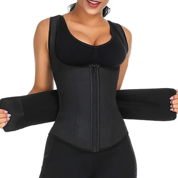 

Body Shapes Neoprene Sauna Sweat Vest Waist Trainer Slimming Trimmer Fitness Corset Workout Thermo Modelling Strap Shapewear