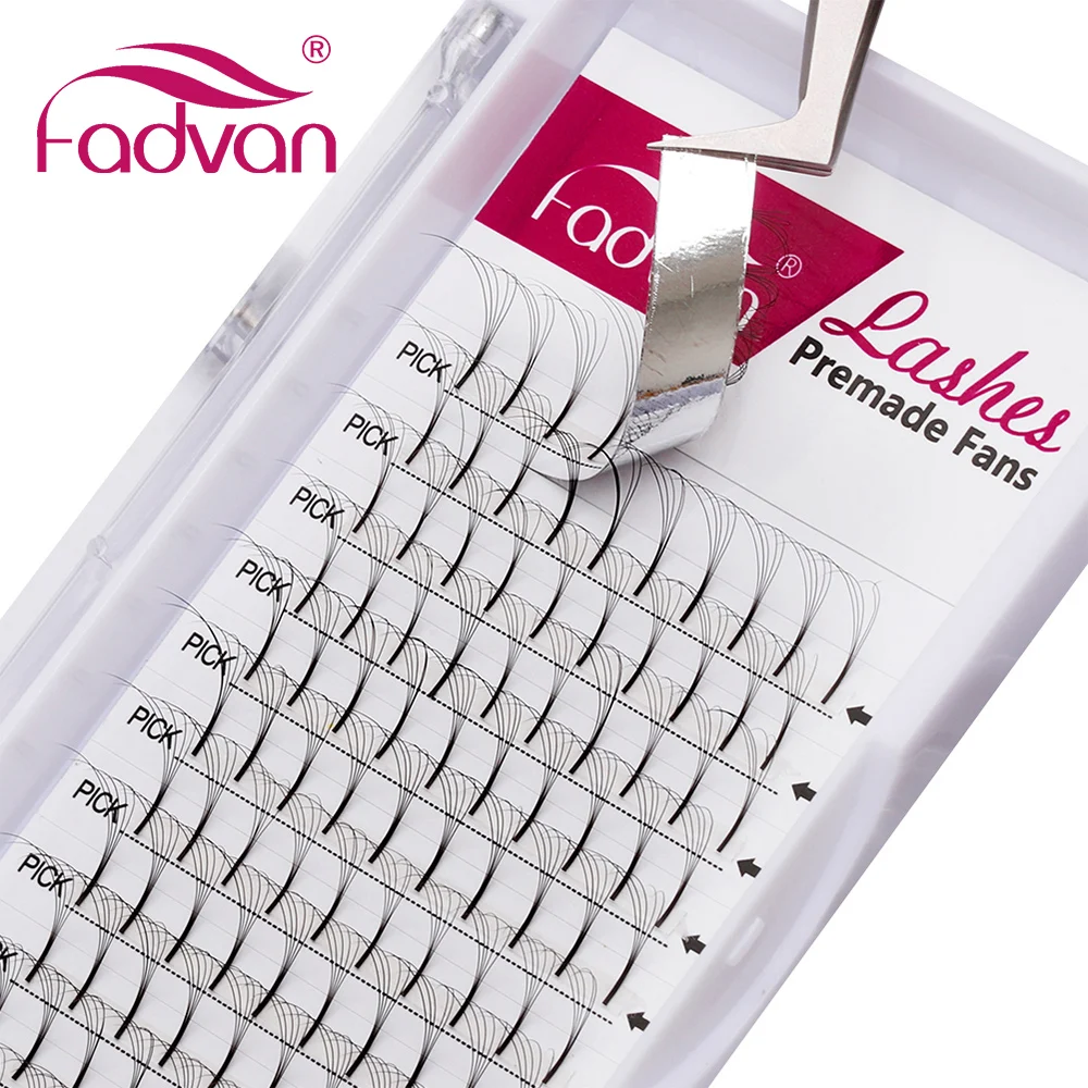 Длинные ресницы 3D/5D смешанные длинные для наращивания объема с длинным стержнем