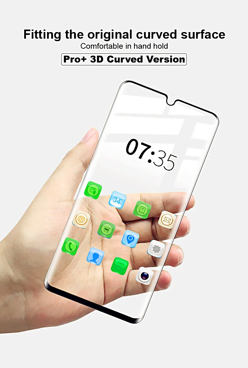 Для huawei P30 Pro Закаленное стекло пленка Imak pro+ версия полное покрытие протектор экрана 3D кривая полноэкранное покрытие стекло