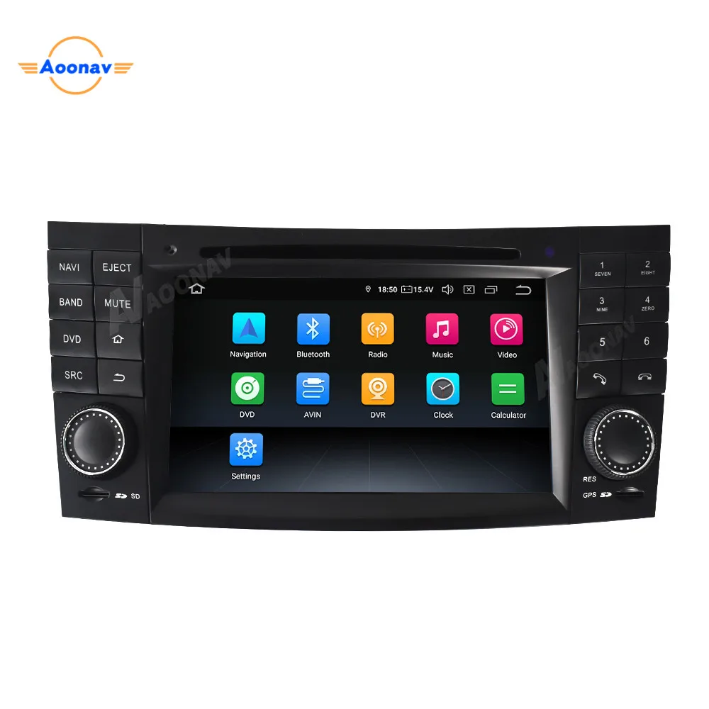 Автомагнитола 2din на android стереоприемник радио для Benz E W211 CLS W219 CLK W209 2002 2011