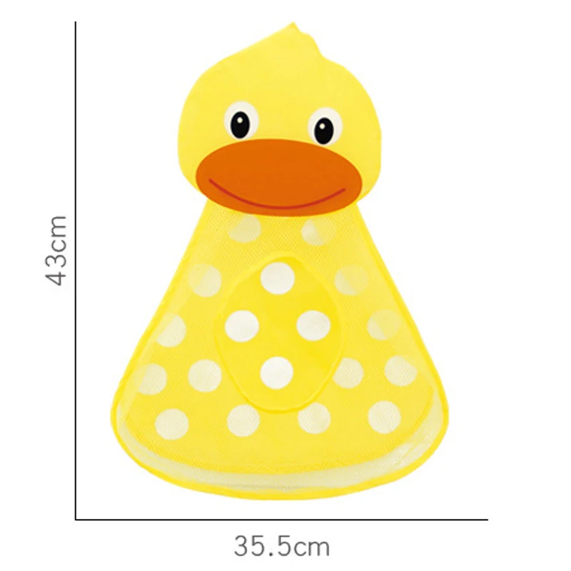 Baby Shower Bath Toys Little Duck Little Frog Baby Kids Toy Storage Mesh with Strong Suction 5