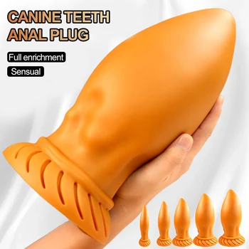 Super Huge Anal Plug Erotic Products For Men Women Silicone Soft Big Butt Plug Anal Anus Expansion Stimulator Sex Toys For Adult