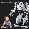 Intelligent Voice Interaction Programming RC Robot Battle Mode Calibration Fetching Sing And Dance With LED Lights Electric Toy 2