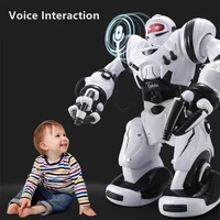 Intelligent Voice Interaction Programming RC Robot Battle Mode Calibration Fetching Sing And Dance With LED Lights Electric Toy 2