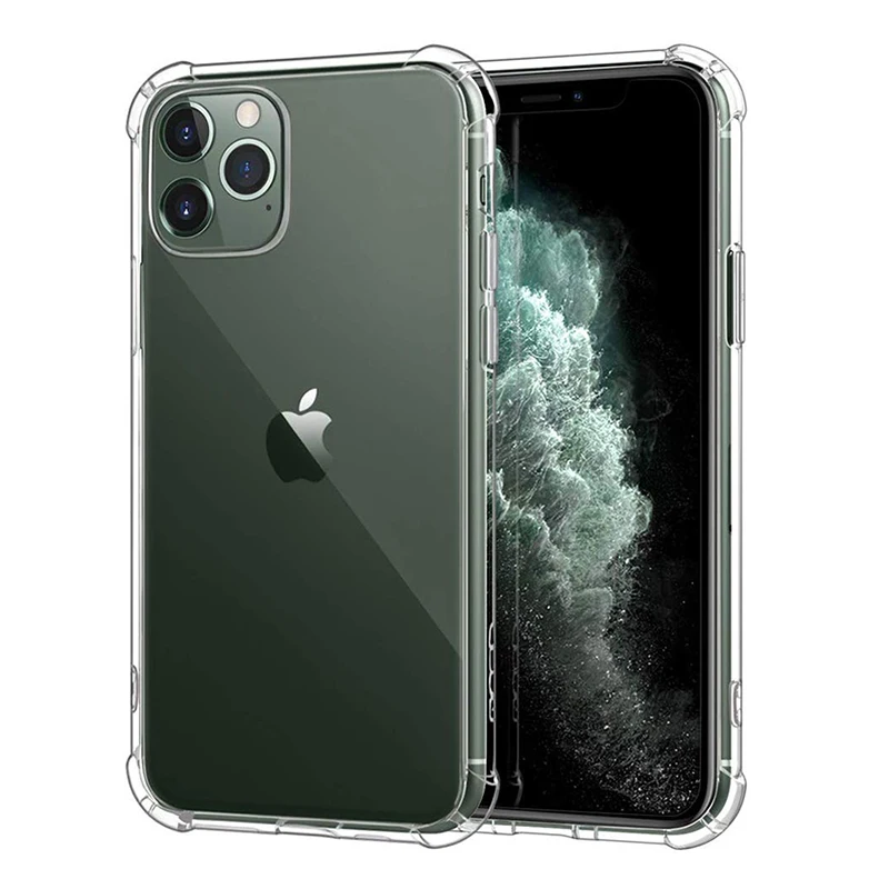 Противоударный защитный прозрачный чехол для iphone 11 11pro XS Max XR X прозрачный противоударный чехол для телефона s Чехол для подушки безопасности для iphone