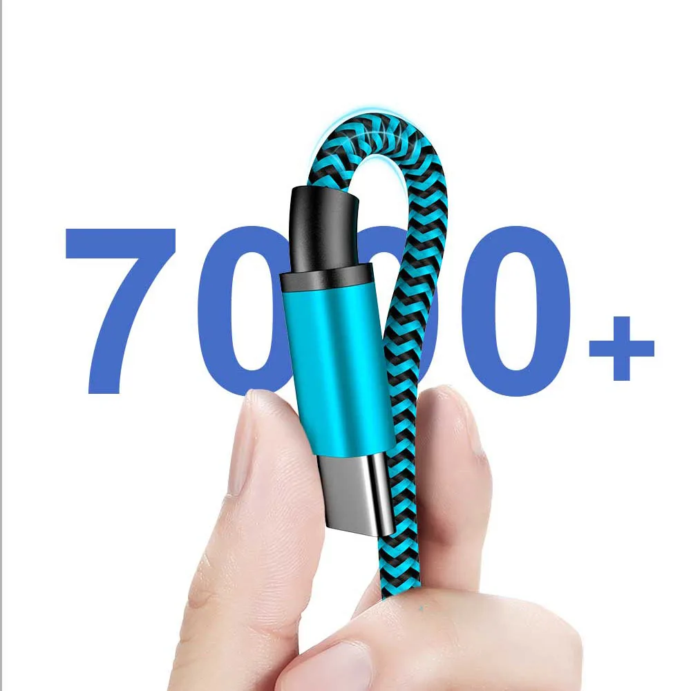 Кабель MUSTTRUE 3A type-C для синхронизации данных и быстрой зарядки для Xiaomi redmi note 8 pro samsung A50 tipe c Плетеный провод USB C кабель