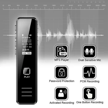 

Digital Mini Voice Sound Recorder Activated Handheld Audio Recording Pen AS99