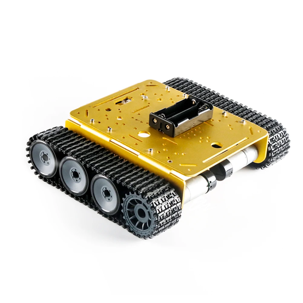 tp200-hot-new-smart-tank-chassis-diy-car-chassis-for-arduino-car-9v150rpm-motor-with-code-plate-speed-measurement