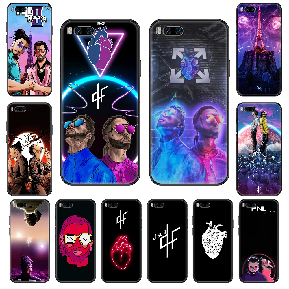 Rapper PNL QLF coque de téléphone pour Xiaomi, étui noir pour Mi 6 8