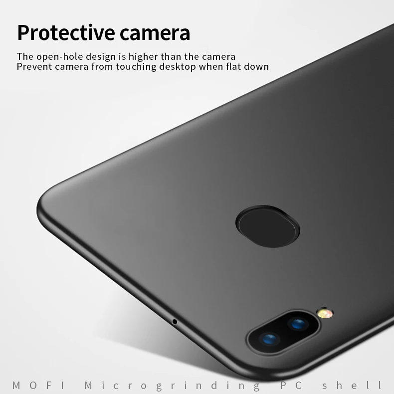 MOFi чехол для телефона для samsung Galaxy A10s роскошный пластиковый матовый тонкий жесткий чехол для samsung A10s PC чехол для сотового телефона чехол