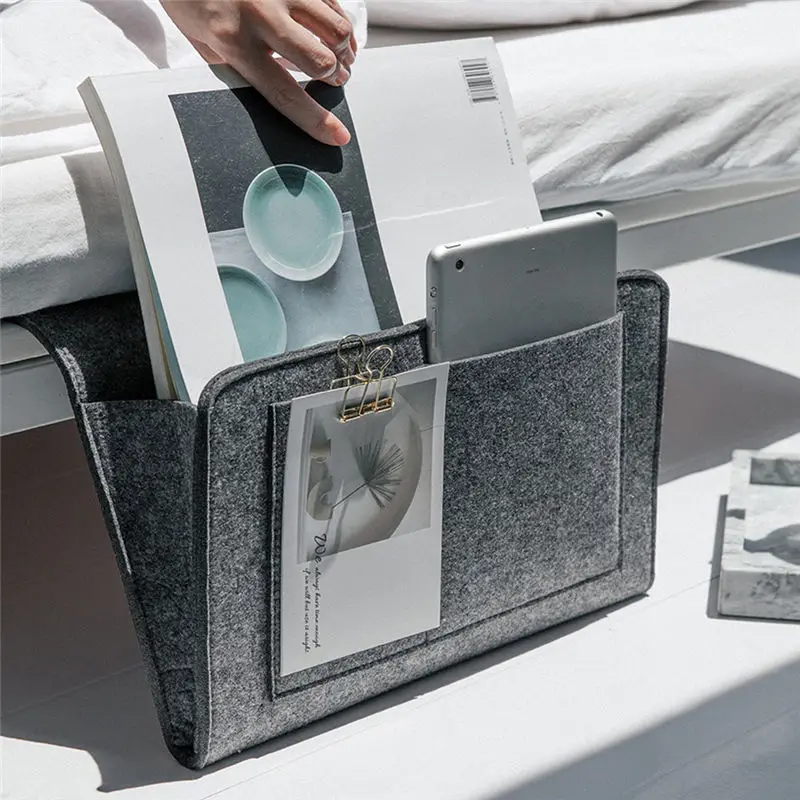 Hanging Storage Organizer Bed Storage Bag Pocket Felt Bedside Room Book Magazine TV Remote Caddy Bunk Holder For Table Sofa Hanging Storage Organizer Bed Storage Bag Pocket Felt Bedside Room Book Magazine TV Remote Caddy Bunk Holder For Table Sofa