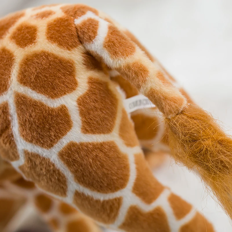 Custom Size 80cm /100cm Plush Giraffe Doll Tall Animal Stuffed Toy For Kids Realistic Zoo Plush Big Giraffe Plush Toy