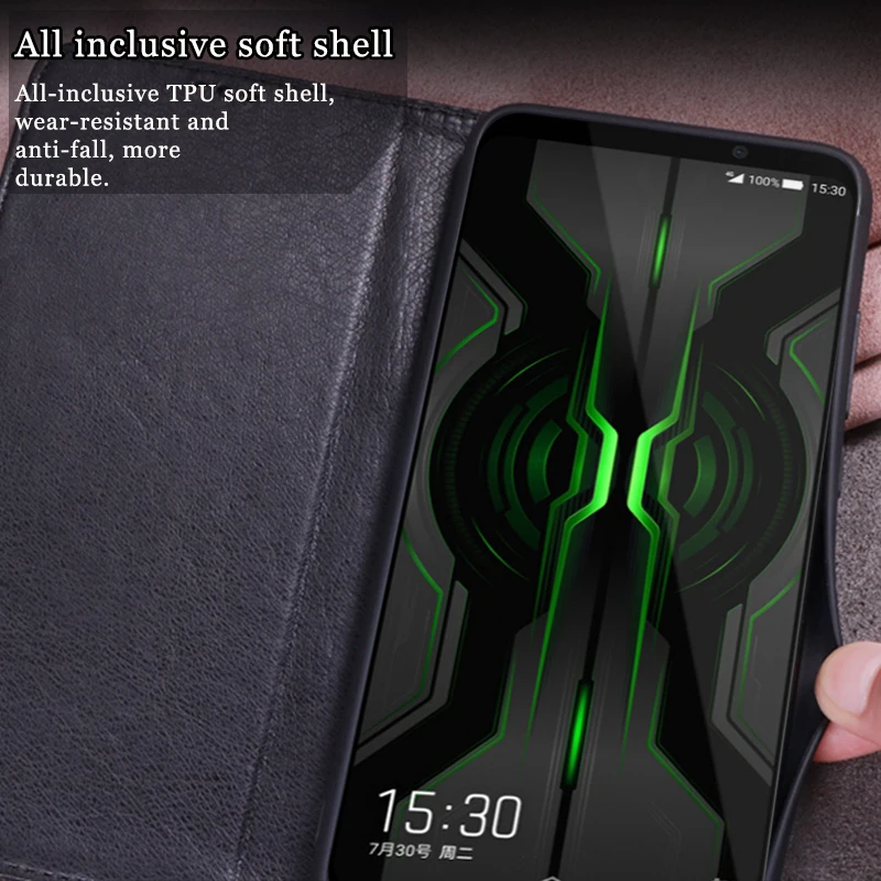 Чехол для Xiaomi mi Black Shark 2 Pro, мягкий силиконовый чехол-книжка, кожаный чехол, чехол для mi Shark 2, Жесткий Чехол для Fundas, сумка Capas