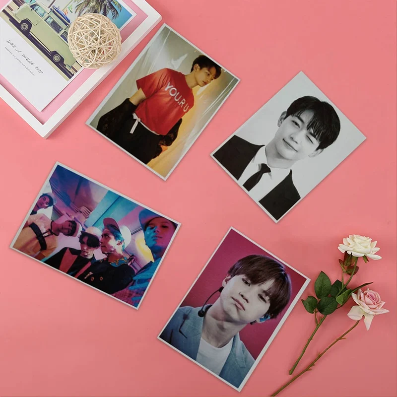 Альбом KPOP MONSTA X 16 шт./компл. фотооткрытка с надписью SHINE FOREVER самодельная бумажная