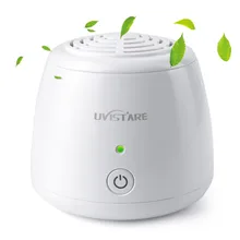 Minipurificador de aire portátil para el hogar, Cable USB y batería, Doble potencia, limpiador de aire, ionizador de anión, generador de iones negativos, generador de ozono