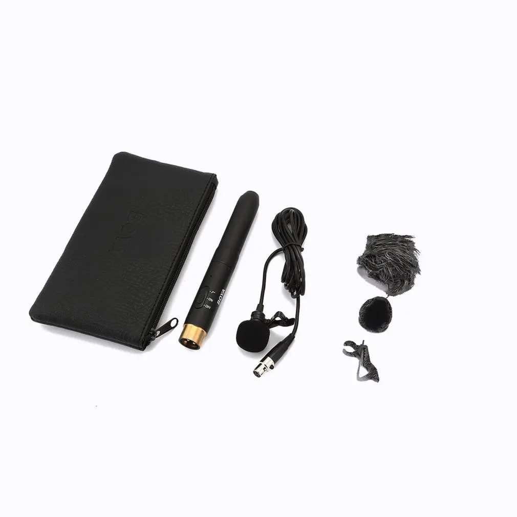 

BOYA BY-M11 Professional Omni-Directional XLR Lavalier Microphone System For Interview Documentary Film Theater Stage