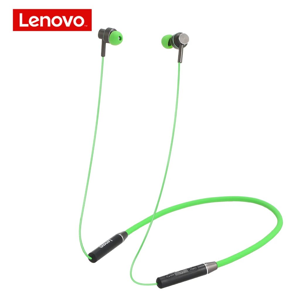 

Lenovo HE06 Bluetooth 5 105mAh Wireless Headset Neck Hanging Running Sports In-ear 120H Long Standby Earphone For iOS Android