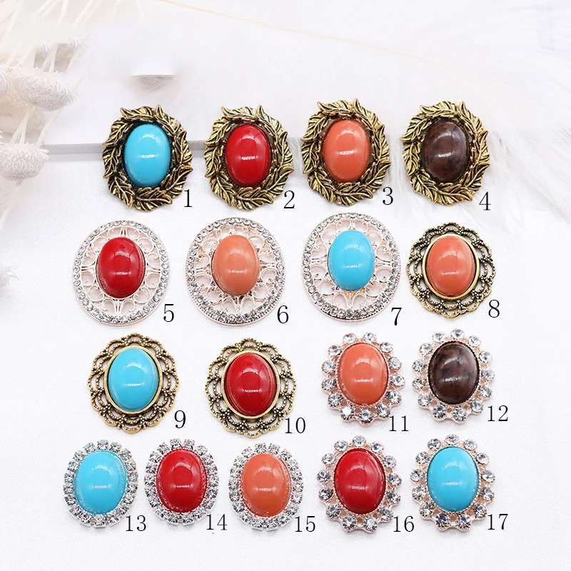 Пуговицы декоративные ручной работы в стиле ретро древний бронзовый